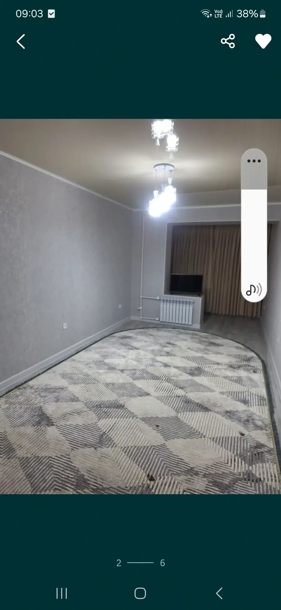 Ijaraga 2 xonali kvartira − 60 m²