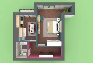 Продается 1-комнатная квартира − 48 м²