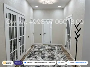 Сдается 2-комнатная квартира − 70 м²