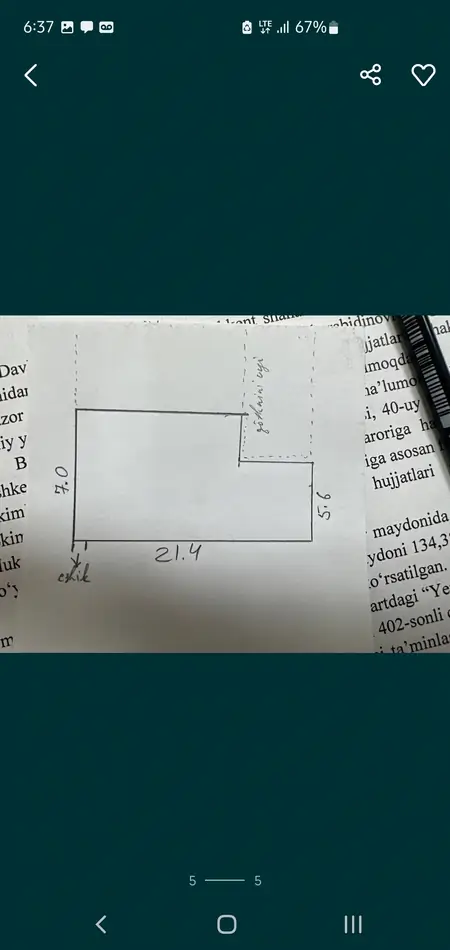 1 qavatli taunxaus − 1000 m², 1.5 sot. 