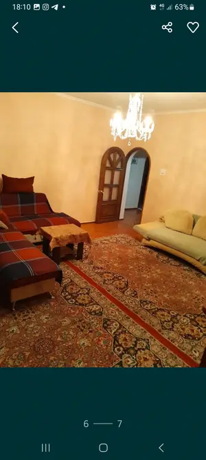 Ijaraga 2 xonali kvartira − 74 m²