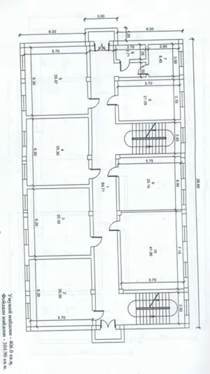 Ofis − 1060 m², 3/4 qavat