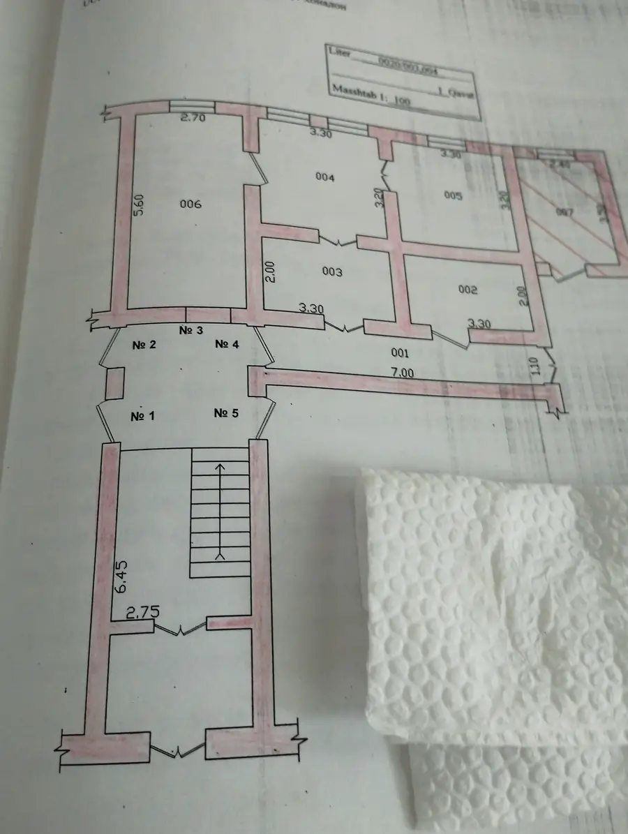 Сдается 4-комнатная квартира − 57.2 м²