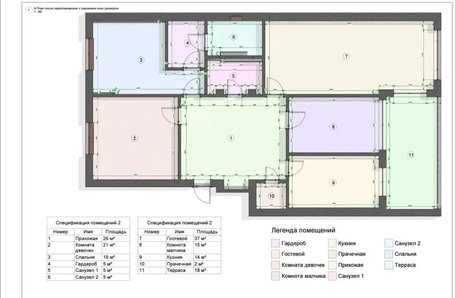 Продается Более 5-комнатная квартира − 175 м²