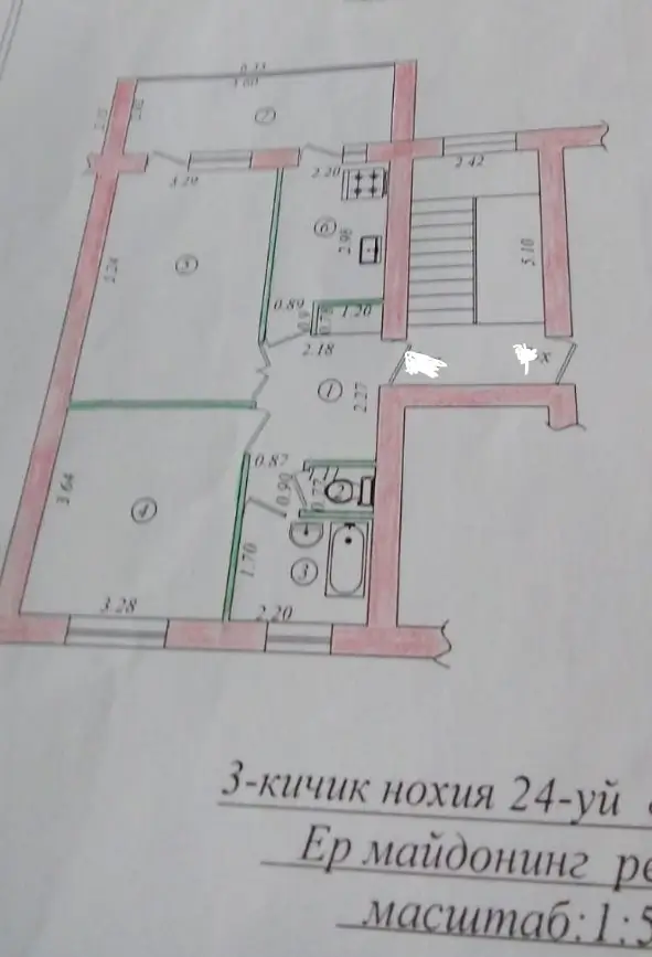 Продается 2-комнатная квартира − 59 м²