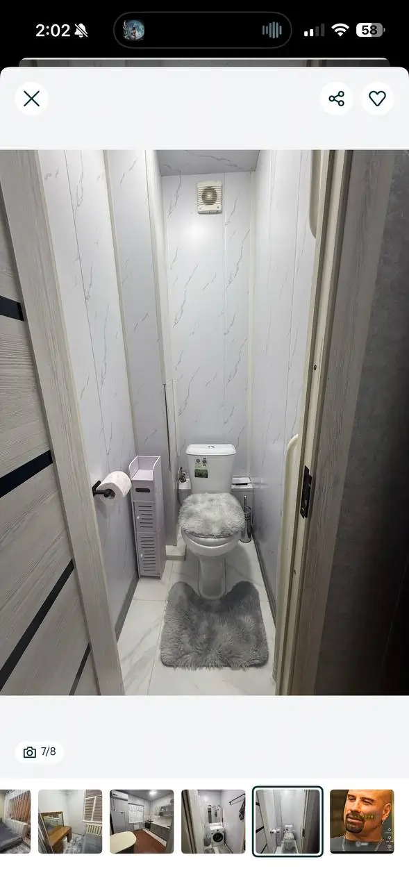 Ijaraga 1 xonali kvartira − 40 m²